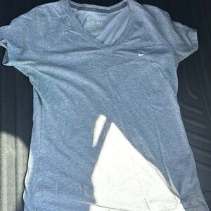 Nike Grey Short Sleeve Shirt